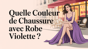 Quelle Couleur De Chaussure Avec Robe Violette ?
