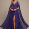 Robe Longue Violet Foncé